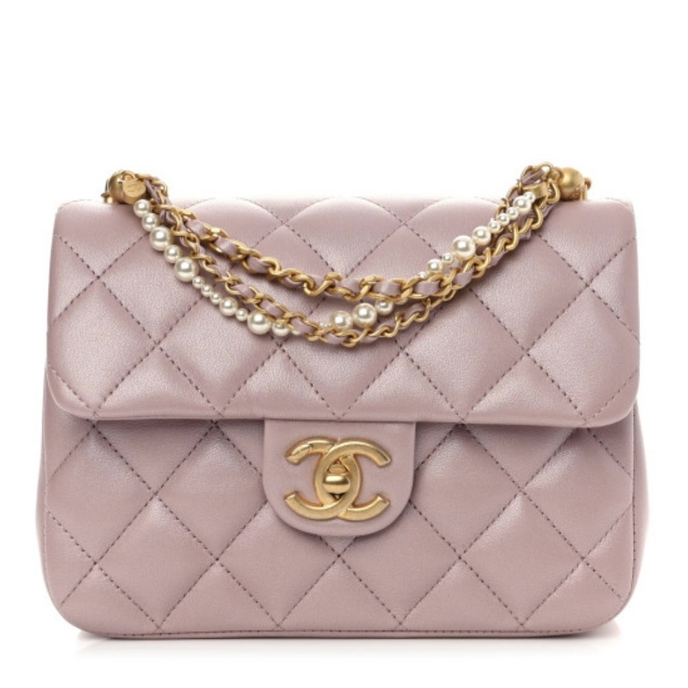 Chanel Pink Quilted Women's Bag